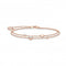 Charming Rose Gold Plated Hearts And White Stones Bracelet A2057 - 416 - 14 - L19VThomas Sabo Charm Club CharmingA2057 - 416 - 14