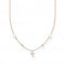 Charming Rose Gold Plated Hearts And White Stones Necklace KE2154 - 416 - 14 - L42VThomas Sabo Charm Club CharmingKE2154 - 416 - 14