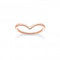 Charming Rose Gold Plated V - Shaped Ring TR2393 - 415 - 40Thomas Sabo Charm Club CharmingTR2393 - 415 - 40 - 48
