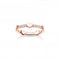 Charming Rose Gold Plated White Pavé Hearts Ring TR2391 - 416 - 14Thomas Sabo Charm Club CharmingTR2391 - 416 - 14 - 48