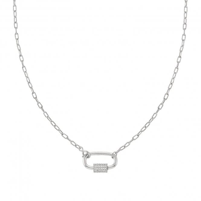 Charming Silver Cubic Zirconia Silver Rectangle Necklace 148503/014Nominations148503/014