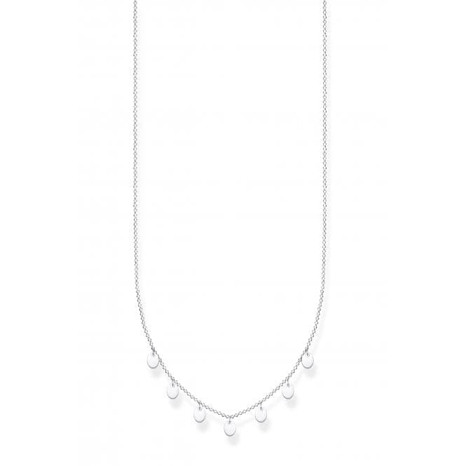 Charming Silver Disc Necklace KE2107 - 001 - 21 - L45VThomas Sabo Charm Club CharmingKE2107 - 001 - 21 - L45V