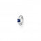 Charming Sterling Silver Blue Single Hoop Earring CR691 - 166 - 7Thomas Sabo Charm Club CharmingCR691 - 166 - 7