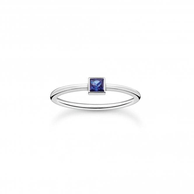 Charming Sterling Silver Blue Stone Ring TR2395 - 699 - 32Thomas Sabo Charm Club CharmingTR2395 - 699 - 32 - 48