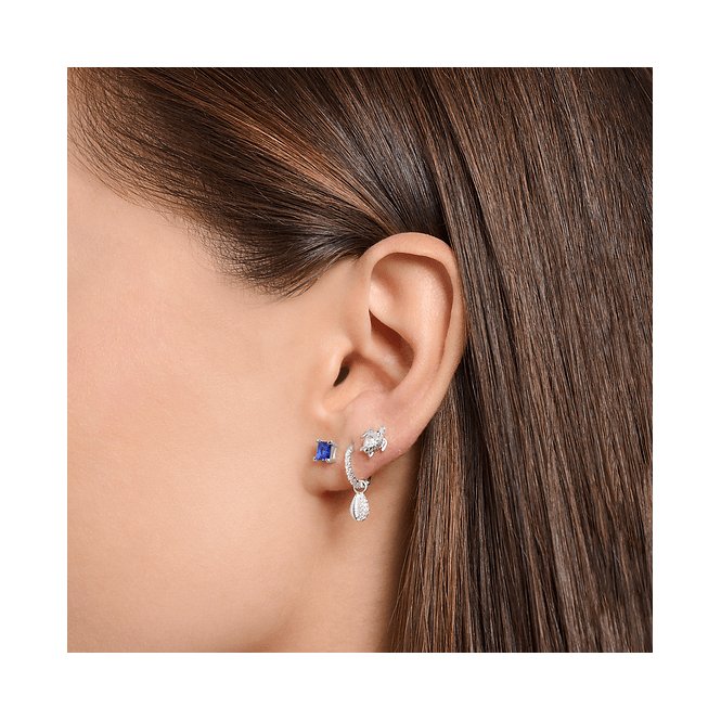 Charming Sterling Silver Blue Stone Single Earring H2233 - 699 - 32Thomas Sabo Charm Club CharmingH2233 - 699 - 32