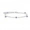 Charming Sterling Silver Blue Stones Bracelet A2058 - 699 - 32 - L19VThomas Sabo Charm Club CharmingA2058 - 699 - 32