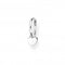 Charming Sterling Silver Heart Single Hoop Earring CR696 - 001 - 21Thomas Sabo Charm Club CharmingCR696 - 001 - 21