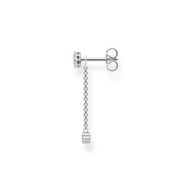 Charming Sterling Silver Long White Stones Single Earring H2237 - 051 - 14Thomas Sabo Charm Club CharmingH2237 - 051 - 14