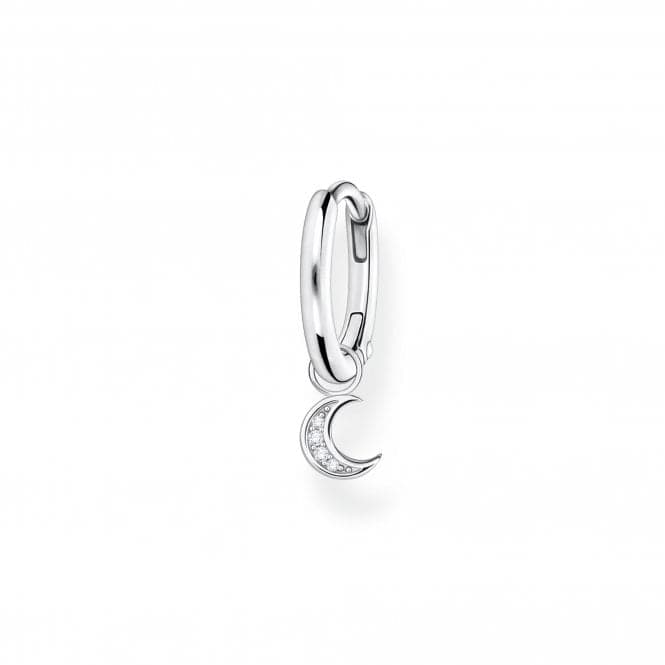 Charming Sterling Silver Moon Single Hoop Earring CR708 - 051 - 14Thomas Sabo Charm Club CharmingCR708 - 051 - 14