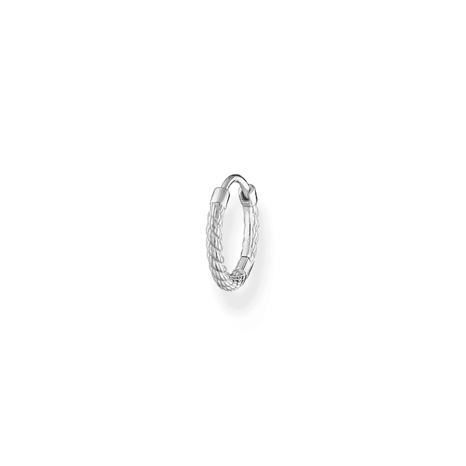 Charming Sterling Silver Single Hoop Earring CR694 - 001 - 21Thomas Sabo Charm Club CharmingCR694 - 001 - 21