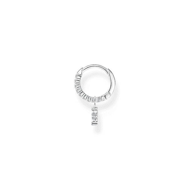 Charming Sterling Silver Star Single Hoop Earring CR707 - 051 - 14Thomas Sabo Charm Club CharmingCR707 - 051 - 14