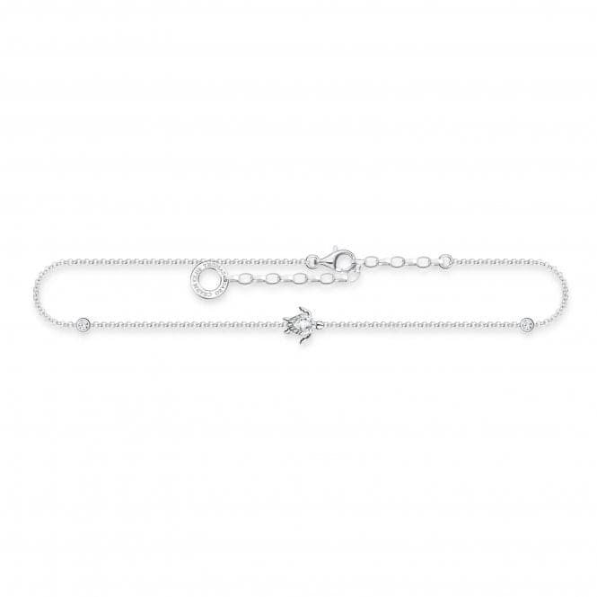 Charming Sterling Silver Turtle Anklet AK0036 - 051 - 14 - L27VThomas Sabo Charm Club CharmingAK0036 - 051 - 14