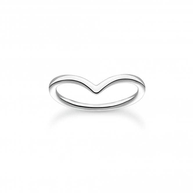 Charming Sterling Silver V - Shaped Ring TR2393 - 001 - 21Thomas Sabo Charm Club CharmingTR2393 - 001 - 21 - 48