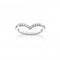 Charming Sterling Silver V - Shaped White Stones Ring TR2394 - 051 - 14Thomas Sabo Charm Club CharmingTR2394 - 051 - 14 - 48