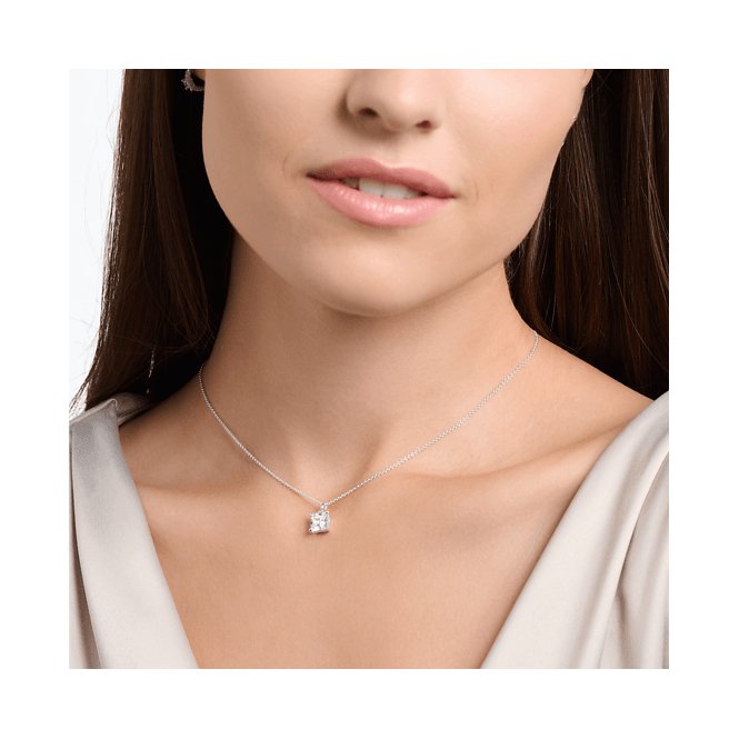 Charming Sterling Silver White Stone Necklace KE2156 - 051 - 14 - L45VThomas Sabo Charm Club CharmingKE2156 - 051 - 14