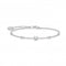 Charming Sterling Silver White Stones Bracelet A2059 - 051 - 14 - L19VThomas Sabo Charm Club CharmingA2059 - 051 - 14
