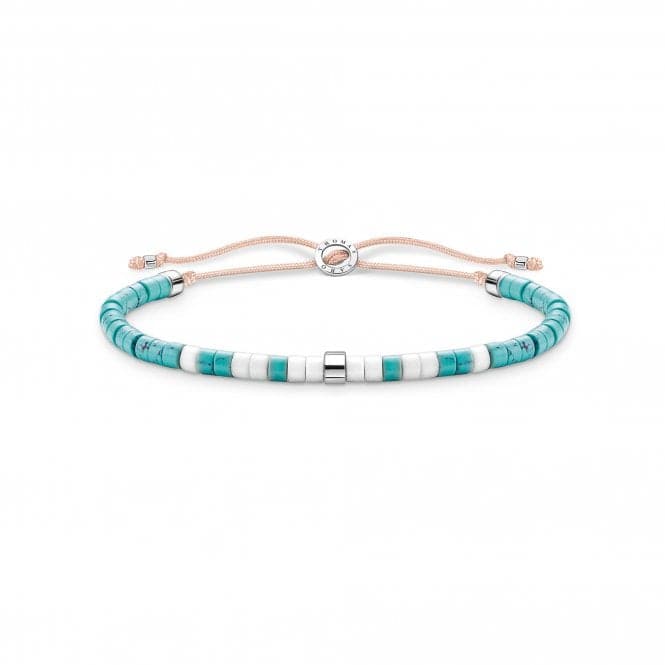 Charming Turquoise Stones Bracelet A2062 - 058 - 7 - L20VThomas Sabo Charm Club CharmingA2062 - 058 - 7