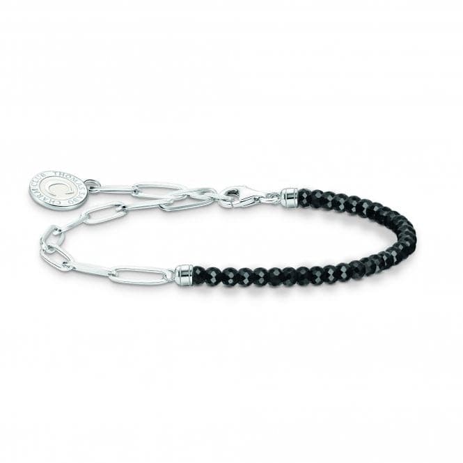 Charmista Black Cold Enamel Obsidian Bracelet A2131 - 148 - 11Thomas Sabo Charm Club CharmistaA2131 - 148 - 11 - L19v