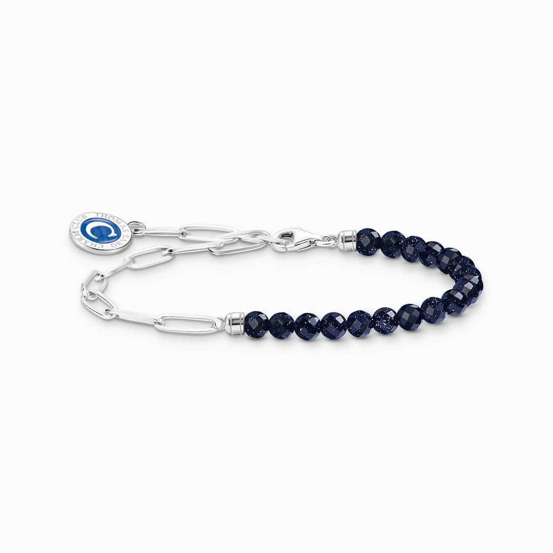 Charmista Blue Silver Enamel Bracelet A2129 - 007 - 32Thomas Sabo Charm Club CharmistaA2129 - 007 - 32 - L15v