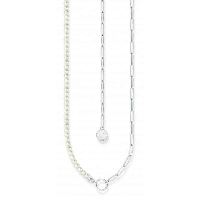 Charmista Cold Enamel Freshwater Pearl Necklace KE2189 - 158 - 14Thomas Sabo Charm Club CharmistaKE2189 - 158 - 14