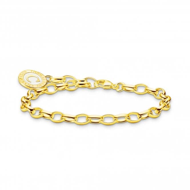 Charmista Gold Plated Cold Enamel Bracelet X0287 - 427 - 39Thomas Sabo Charm Club CharmistaX0287 - 427 - 39 - L19