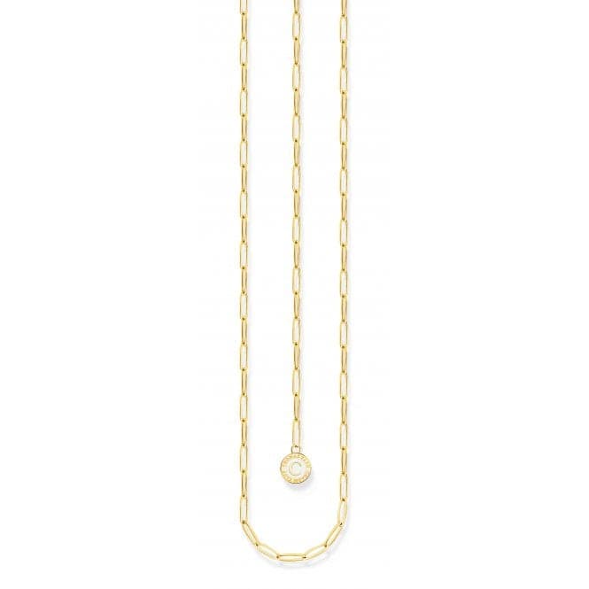 Charmista Gold Plated Cold Enamel Necklace X2089 - 427 - 39Thomas Sabo Charm Club CharmistaX2089 - 427 - 39 - L70