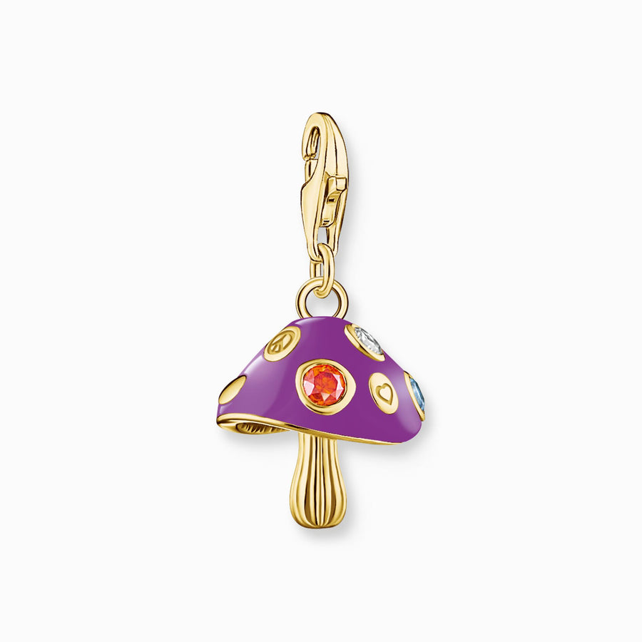 Charmista Gold Plated Colourful Mushroom Charm 2211 - 471 - 7Thomas Sabo Charm Club Charmista2211 - 471 - 7