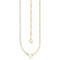 Charmista Gold Plated Freshwater Pearl Necklace KE2189 - 430 - 14Thomas Sabo Charm Club CharmistaKE2189 - 430 - 14