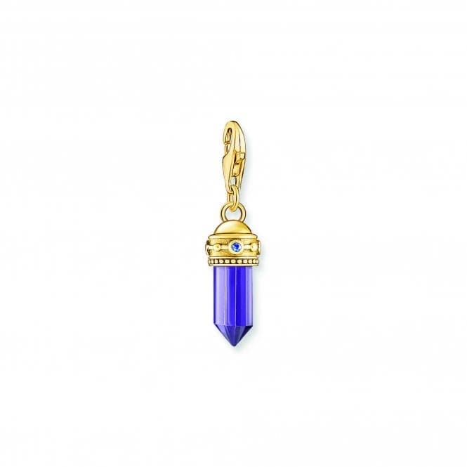 Charmista Gold Plated Violet Hexagon Charm 2048 - 973 - 13Thomas Sabo Charm Club Charmista2048 - 973 - 13