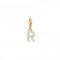 Charmista Gold Plated Zirconia Letter R Charm Pendant 1981 - 414 - 14Thomas Sabo Charm Club Charmista1981 - 414 - 14