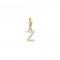 Charmista Gold Plated Zirconia Letter Z Charm Pendant 1989 - 414 - 14Thomas Sabo Charm Club Charmista1989 - 414 - 14