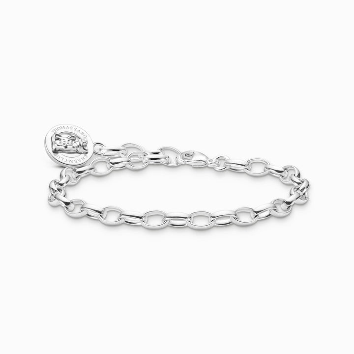 Charmista HARIBO Sterling Silver Goldbears Logo Ring Bracelet X0291 - 001 - 21Thomas Sabo Charm Club CharmistaX0291 - 001 - 21 - L19