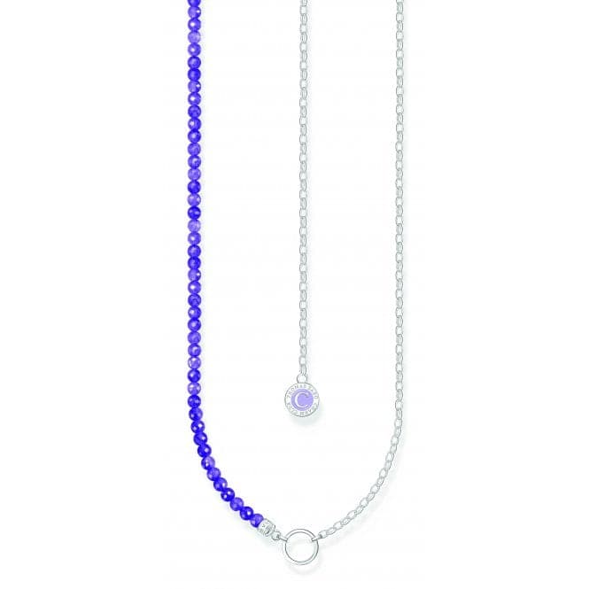 Charmista Member Violet Sterling Silver Enamel Charm Necklace KE2190 - 007 - 13Thomas Sabo Charm Club CharmistaKE2190 - 007 - 13 - L37V