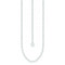 Charmista Member With Coin Sterling Silver Charm Necklace X0288 - 007 - 21 - L45Thomas Sabo Charm Club CharmistaX0288 - 007 - 21