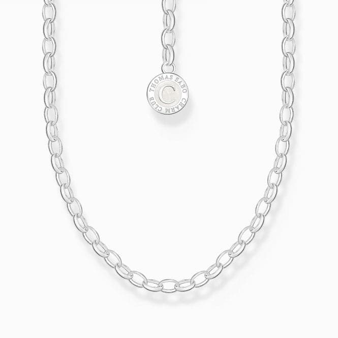 Charmista Member With Coin Sterling Silver Charm Necklace X0288 - 007 - 21 - L45Thomas Sabo Charm Club CharmistaX0288 - 007 - 21