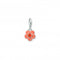 Charmista Orange Cold Enamel Flower Charm Pendant 2029 - 041 - 8Thomas Sabo Charm Club Charmista2029 - 041 - 8