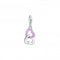 Charmista Pink Cold Enamel Intertwined Hearts Charm Pendant 2013 - 007 - 9Thomas Sabo Charm Club Charmista2013 - 007 - 9