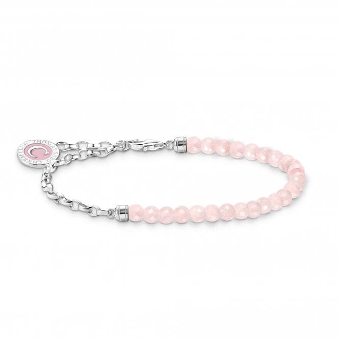 Charmista Pink Cold Enamel Rose Quartz Bracelet A2130 - 067 - 9Thomas Sabo Charm Club CharmistaA2130 - 067 - 9 - L19v