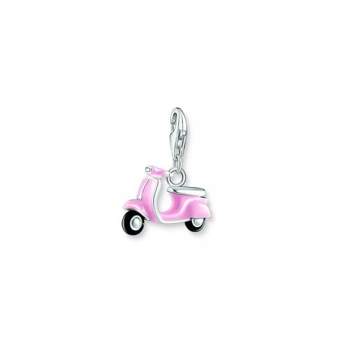 Charmista Pink Cold Enamel Scooter Charm Pendant 1992 - 007 - 9Thomas Sabo Charm Club Charmista1992 - 007 - 9