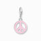 Charmista Pink Peace Charm 2207 - 007 - 9Thomas Sabo Charm Club Charmista2207 - 007 - 9