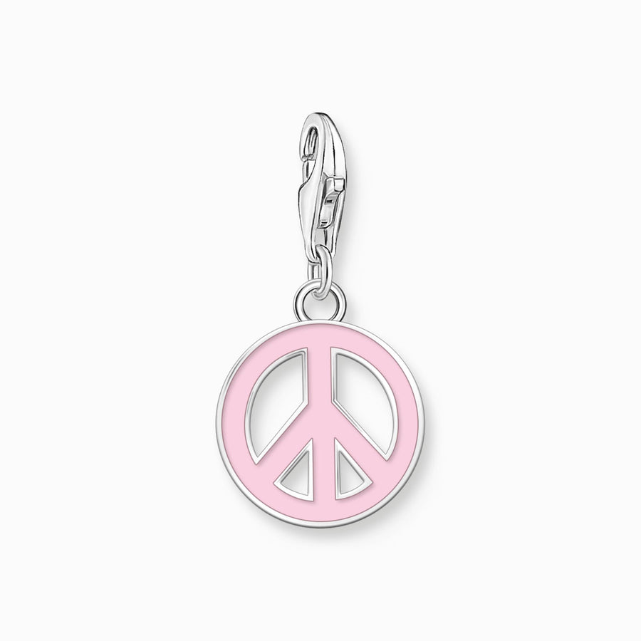 Charmista Pink Peace Charm 2207 - 007 - 9Thomas Sabo Charm Club Charmista2207 - 007 - 9