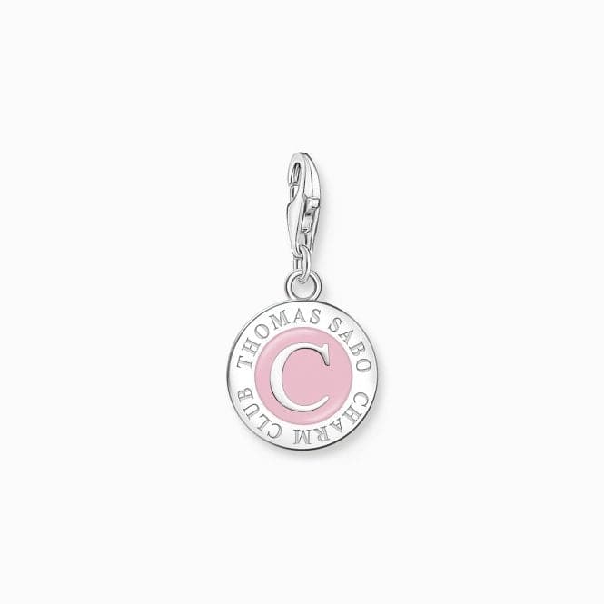 Charmista Pink Sterling Silver Enamel Coin Charm 2096 - 007 - 9Thomas Sabo Charm Club Charmista2096 - 007 - 9