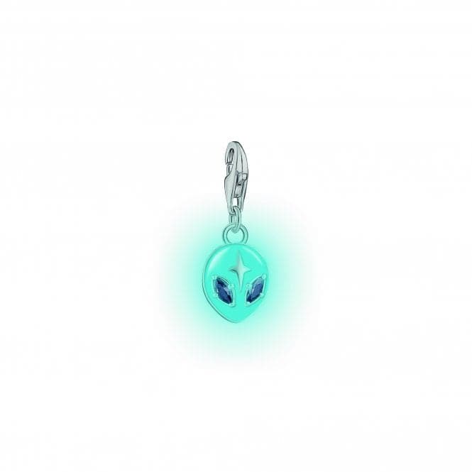 Charmista Sterling Silver Blue Enamel Alien Head Charm 2051 - 496 - 1Thomas Sabo Charm Club Charmista2051 - 496 - 1