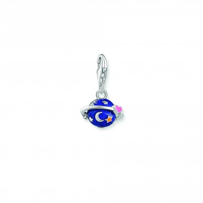 Charmista Sterling Silver Multicoloured Enamel Saturn Charm 2041 - 041 - 7Thomas Sabo Charm Club Charmista2041 - 041 - 7