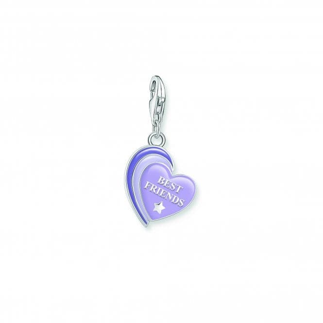 Charmista Sterling Silver Violet Enamel Best Friends Charm 2046 - 664 - 13Thomas Sabo Charm Club Charmista2046 - 664 - 13