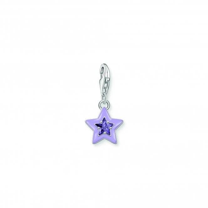 Charmista Sterling Silver Violet Enamel Star Charm 2039 - 041 - 13Thomas Sabo Charm Club Charmista2039 - 041 - 13