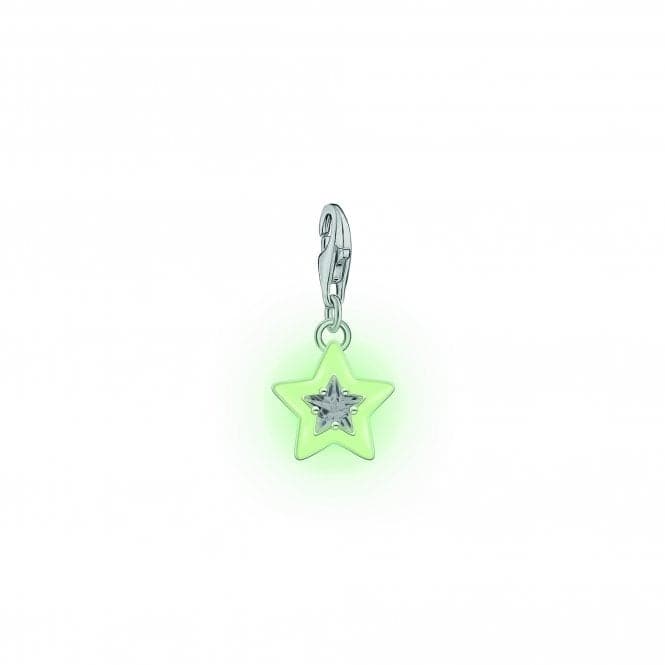 Charmista Sterling Silver White Enamel Star Charm 2044 - 041 - 14Thomas Sabo Charm Club Charmista2044 - 041 - 14