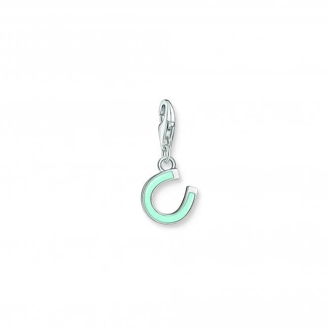 Charmista Turquoise Cold Enamel Horseshoe Charm Pendant 2019 - 007 - 17Thomas Sabo Charm Club Charmista2019 - 007 - 17