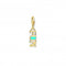 Charmista Turquoise Gold Plated Cold Enamel Fun Charm Pendant 2010 - 565 - 17Thomas Sabo Charm Club Charmista2010 - 565 - 17