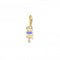 Charmista Violet Gold Plated Cold Enamel Joy Charm Pendant 2007 - 565 - 13Thomas Sabo Charm Club Charmista2007 - 565 - 13